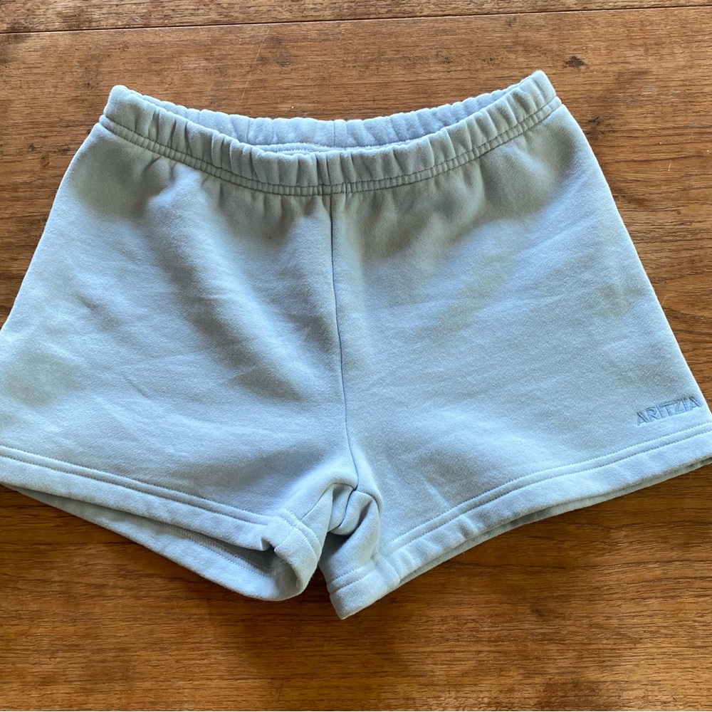 Everyday Cozy Women's Light Blue Terry Shorts